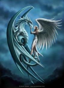 Dragon & angel